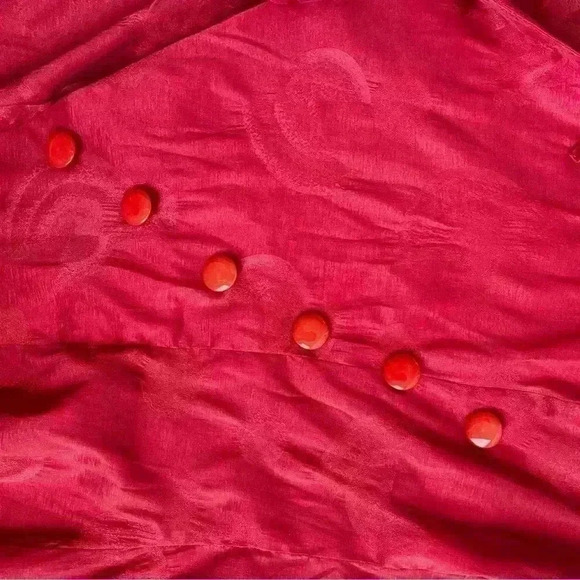 Beautiful Coral Long Sleeve Blouse - Picture 3 of 10